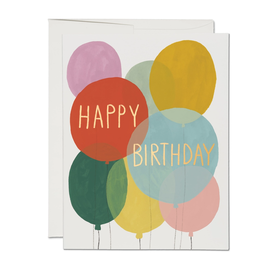 Red Cap Cards Red Cap Card - Birthday Balloons
