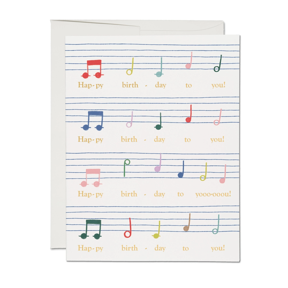 Red Cap Cards - Birthday Song