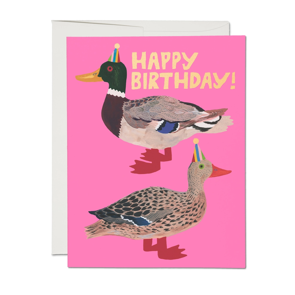 Red Cap Cards - Quacky Birthday