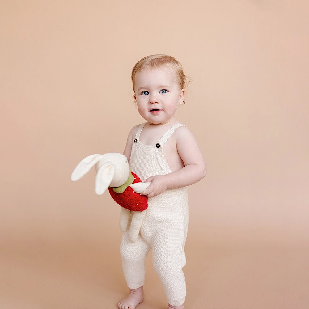 The Blueberry Hill - Plush Bunny - Strawberry
