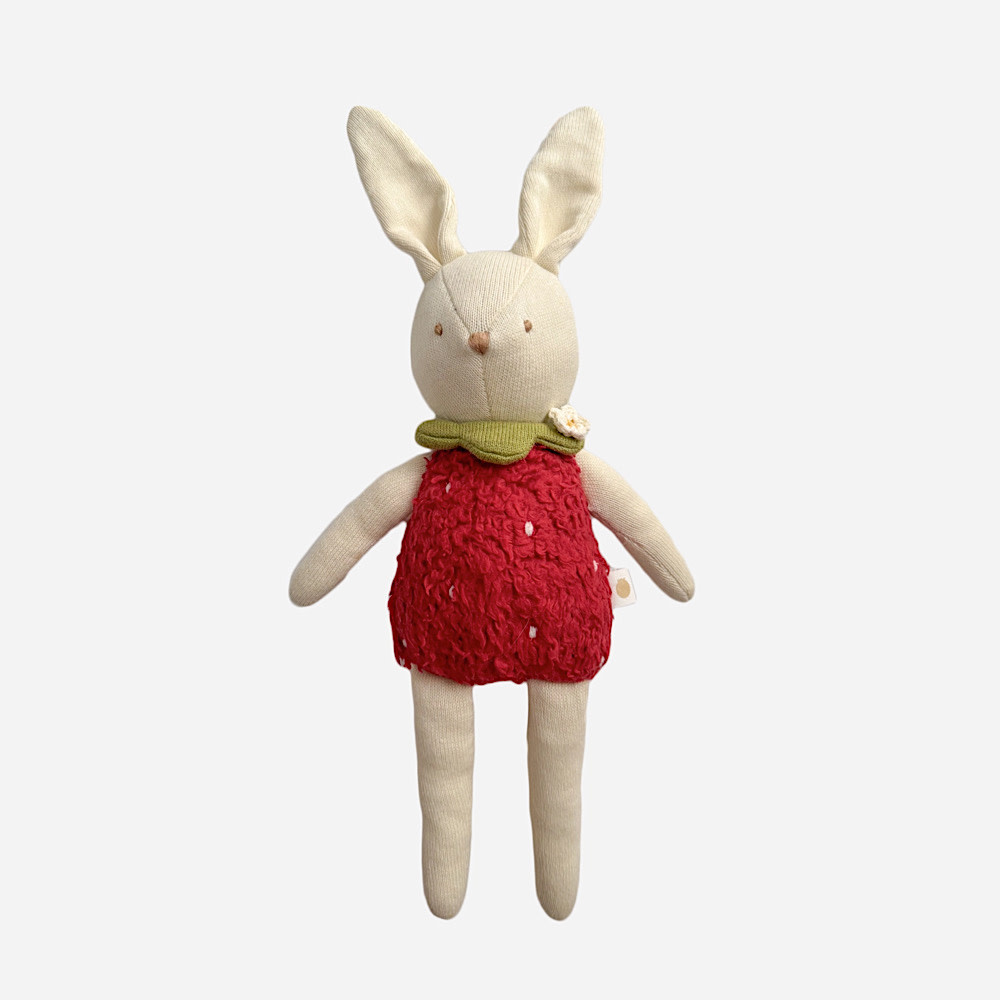 The Blueberry Hill - Plush Bunny - Strawberry