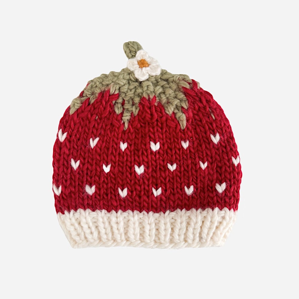The Blueberry Hill The Blueberry Hill Baby Hat Strawberry - Red