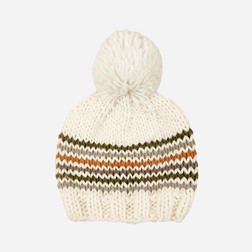 The Blueberry Hill The Blueberry Hill Baby Hat Woodland Stripe -