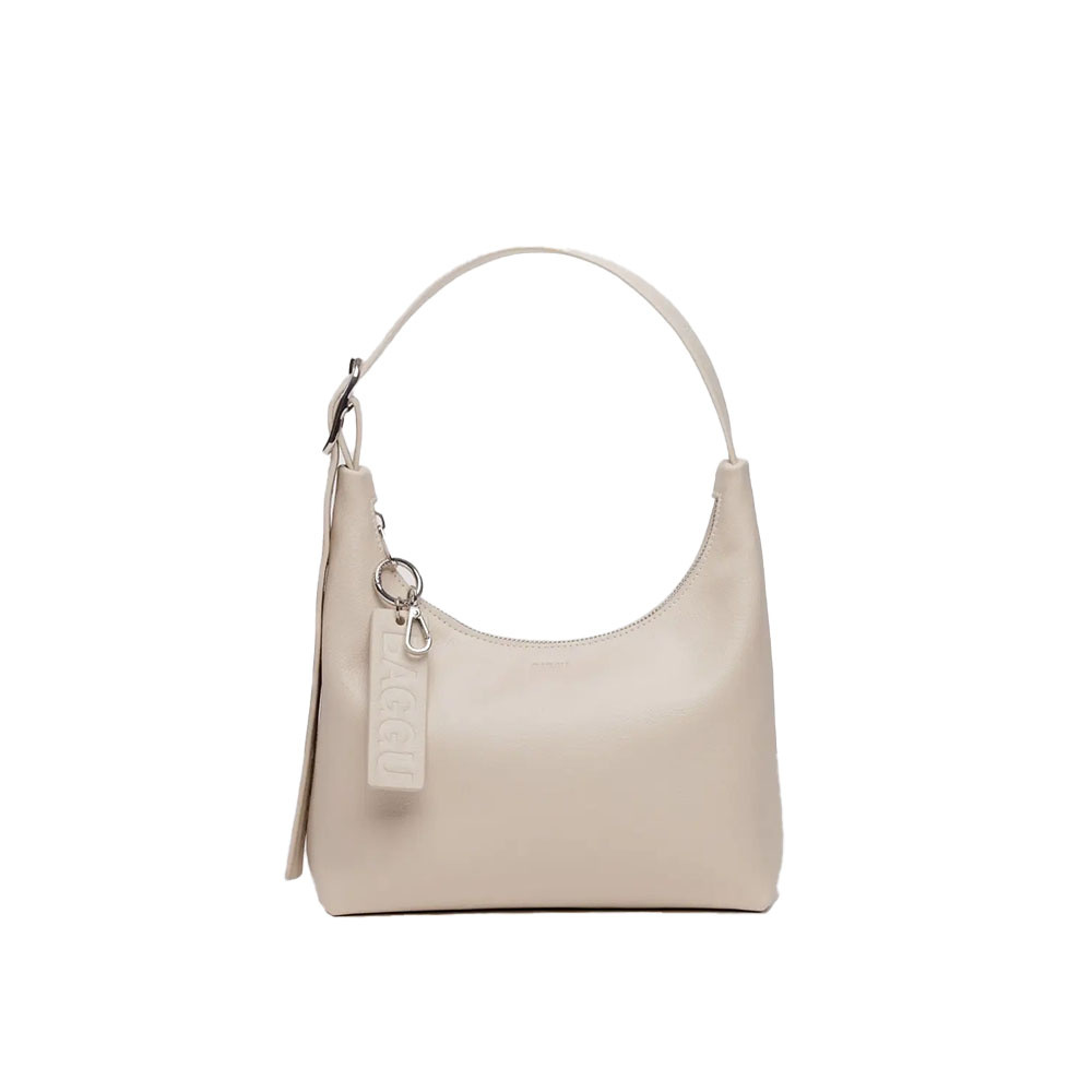 Baggu Recycled Leather - Mini Shoulder Bag - Stone