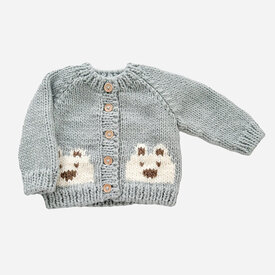 The Blueberry Hill The Blueberry Hill Baby Bear Cardigan - Bowie Grey