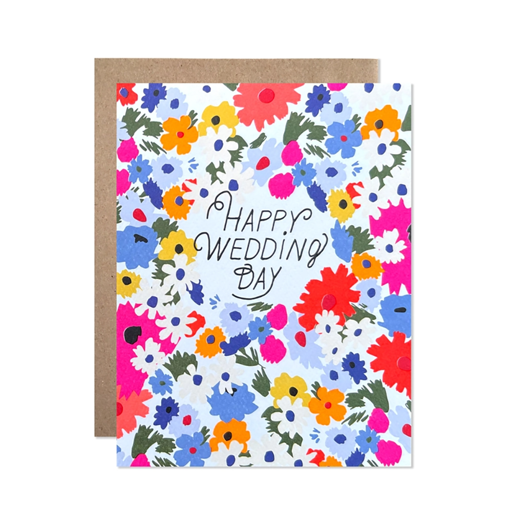 Hartland Cards - Happy Wedding Day Marthas Garden