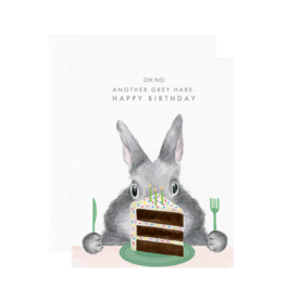 Dear Hancock Dear Hancock - Another Grey Hare Birthday Card