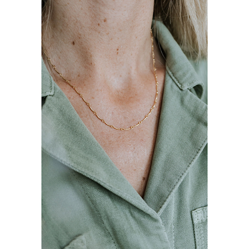 Becoming Jewelry - 16-18" Necklace - Ups & Downs - Gold Fill