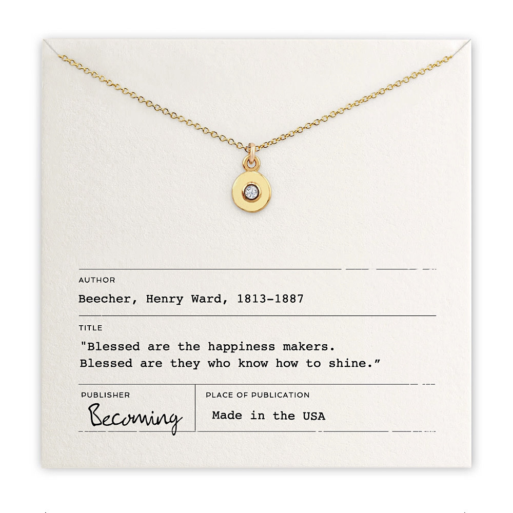 Becoming Jewelry Becoming Jewelry - 18" Necklace - Shine - Gold Fill
