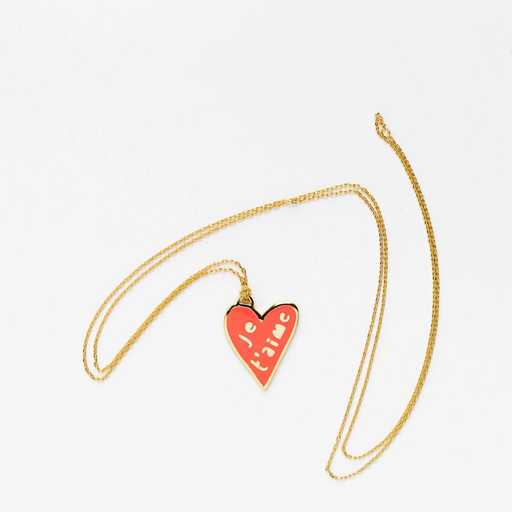 Yellow Owl Workshop Yellow Owl Workshop - Necklace - Je T'aime Heart
