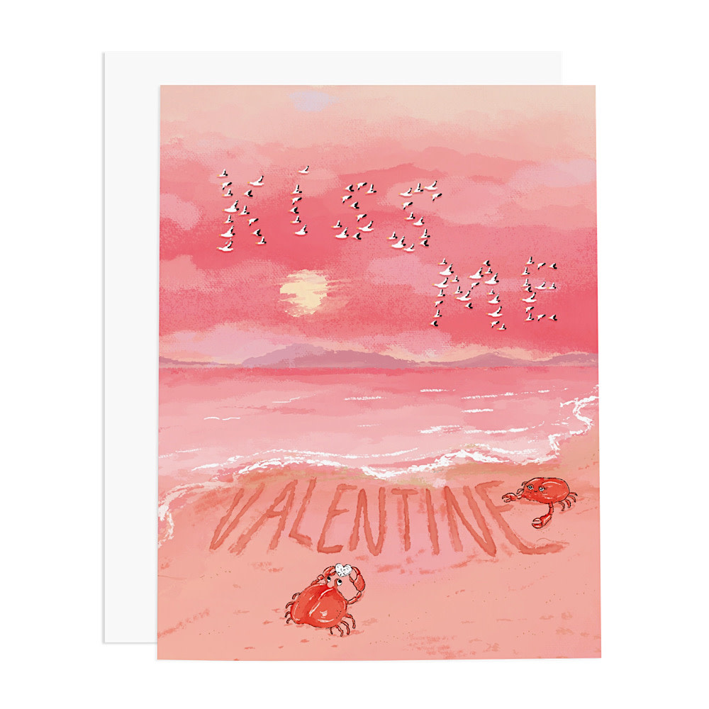 Ramus & Co. - Kiss Me Valentine Crabs Card