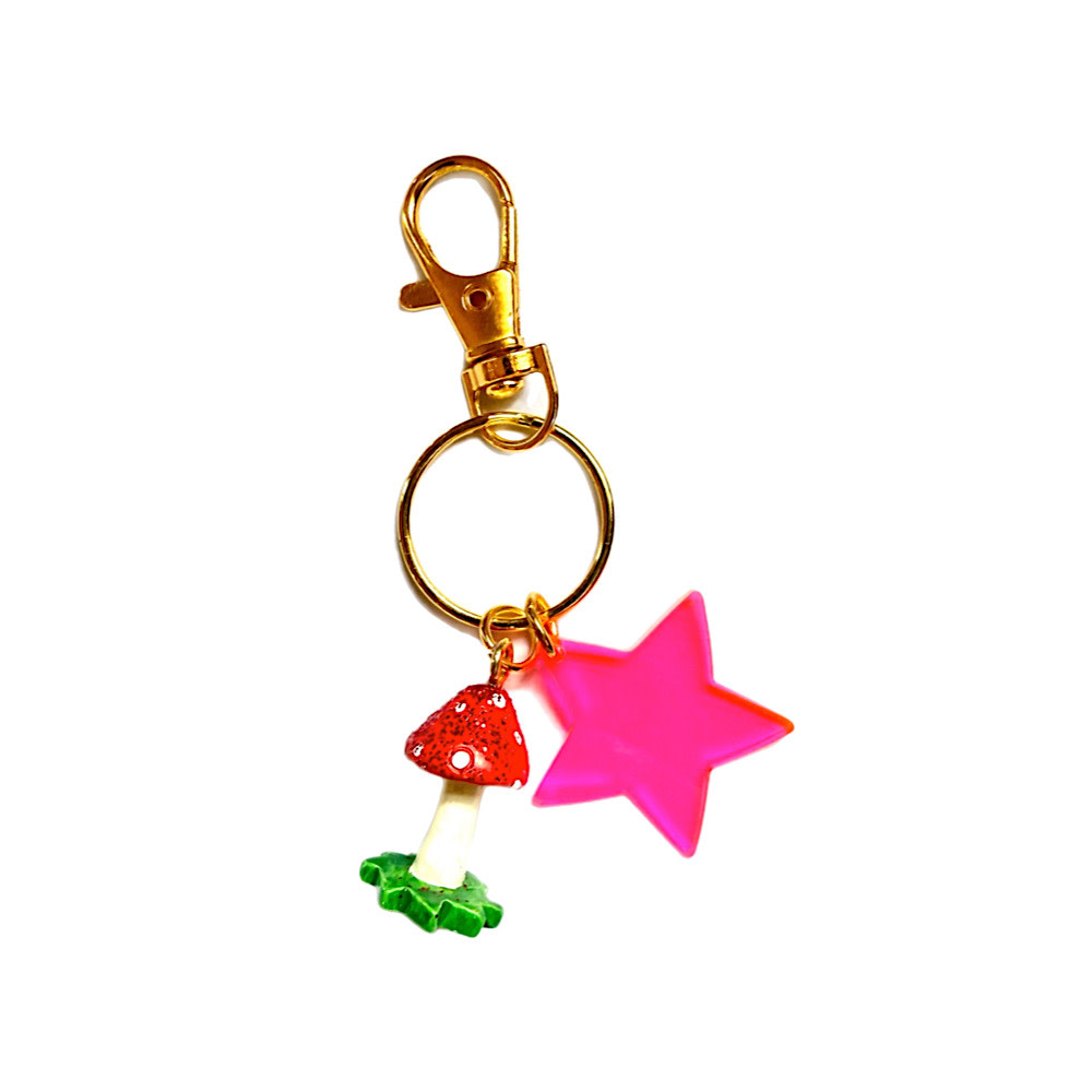 Gunner & Lux - Bag Charm - Mushroom Key