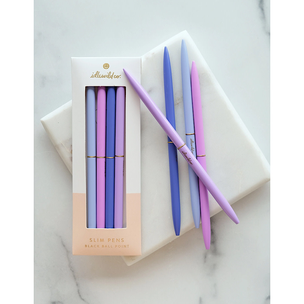 Idlewild Co. Slim Pen Set - Spectrum Violets