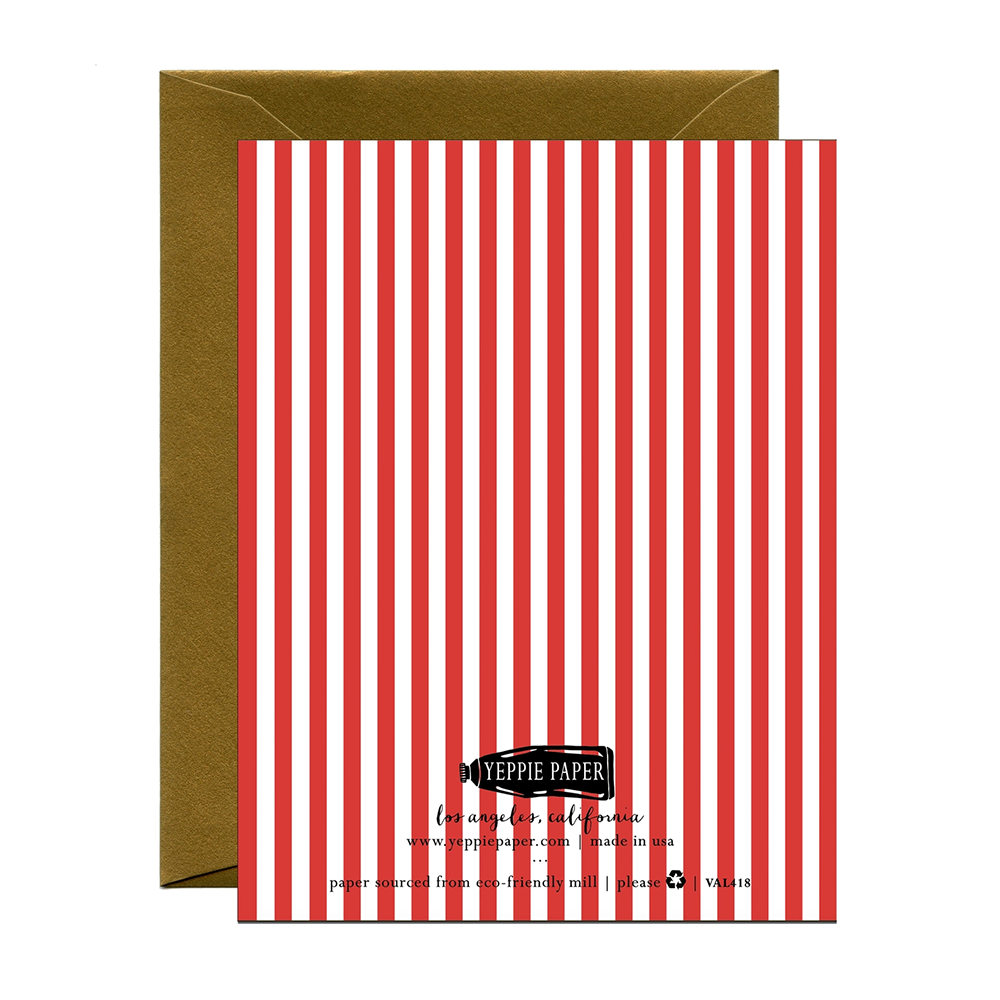 Yeppie Paper Card - Teddy Bear with Heart