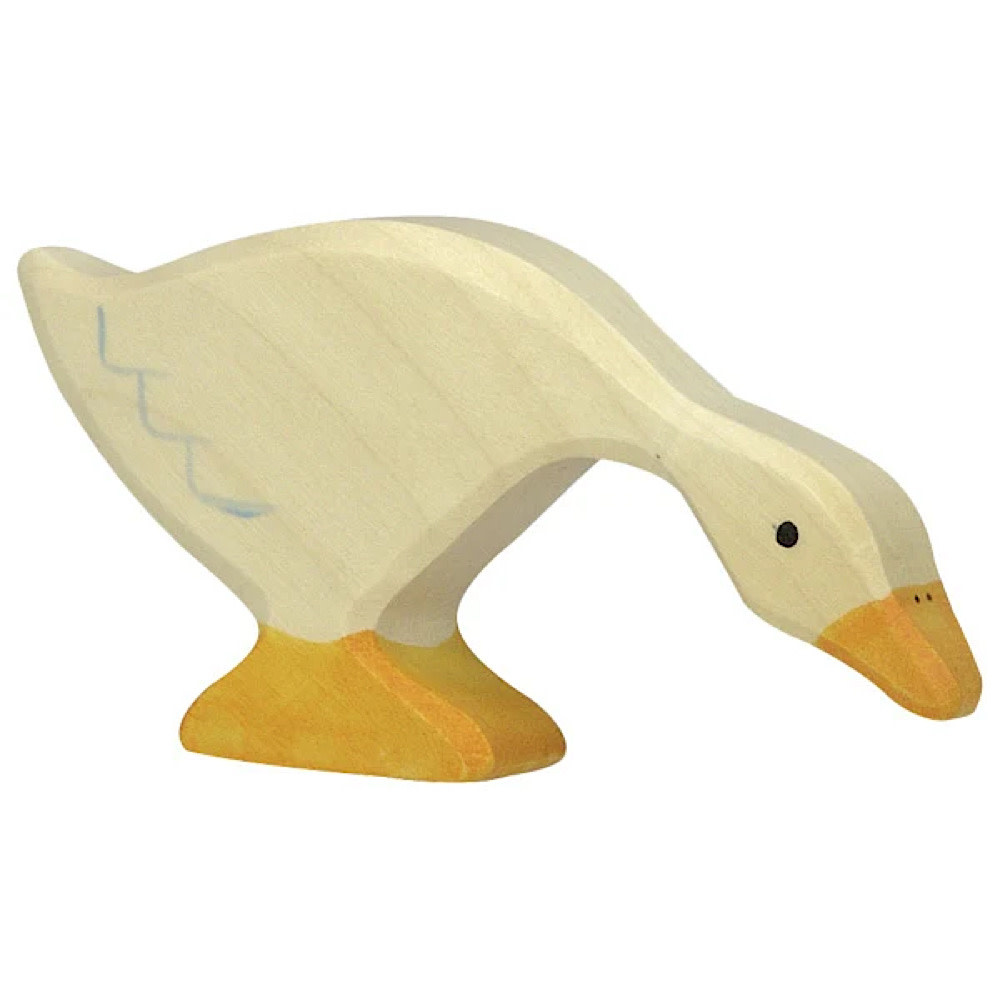 Holztiger - Wooden Goose Feeding