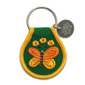 Three Potato Four Three Potato Four Patch Keychain - Butterfly