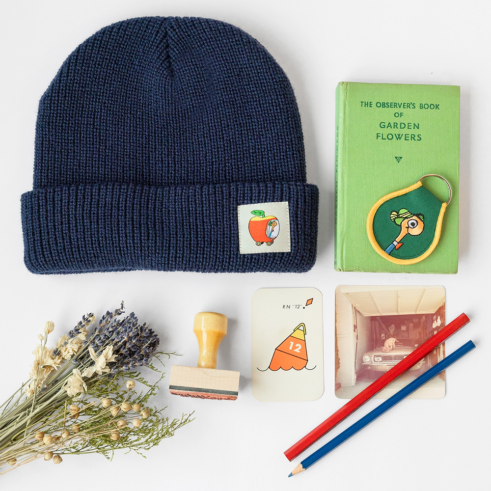Three Potato Four Beanie - Richard Scarry Apple Car