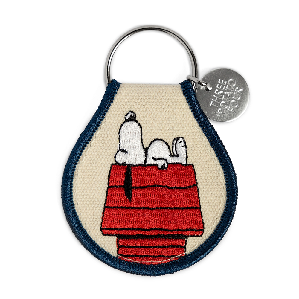 Three Potato Four Patch Keychain - Snoopy Doghouse