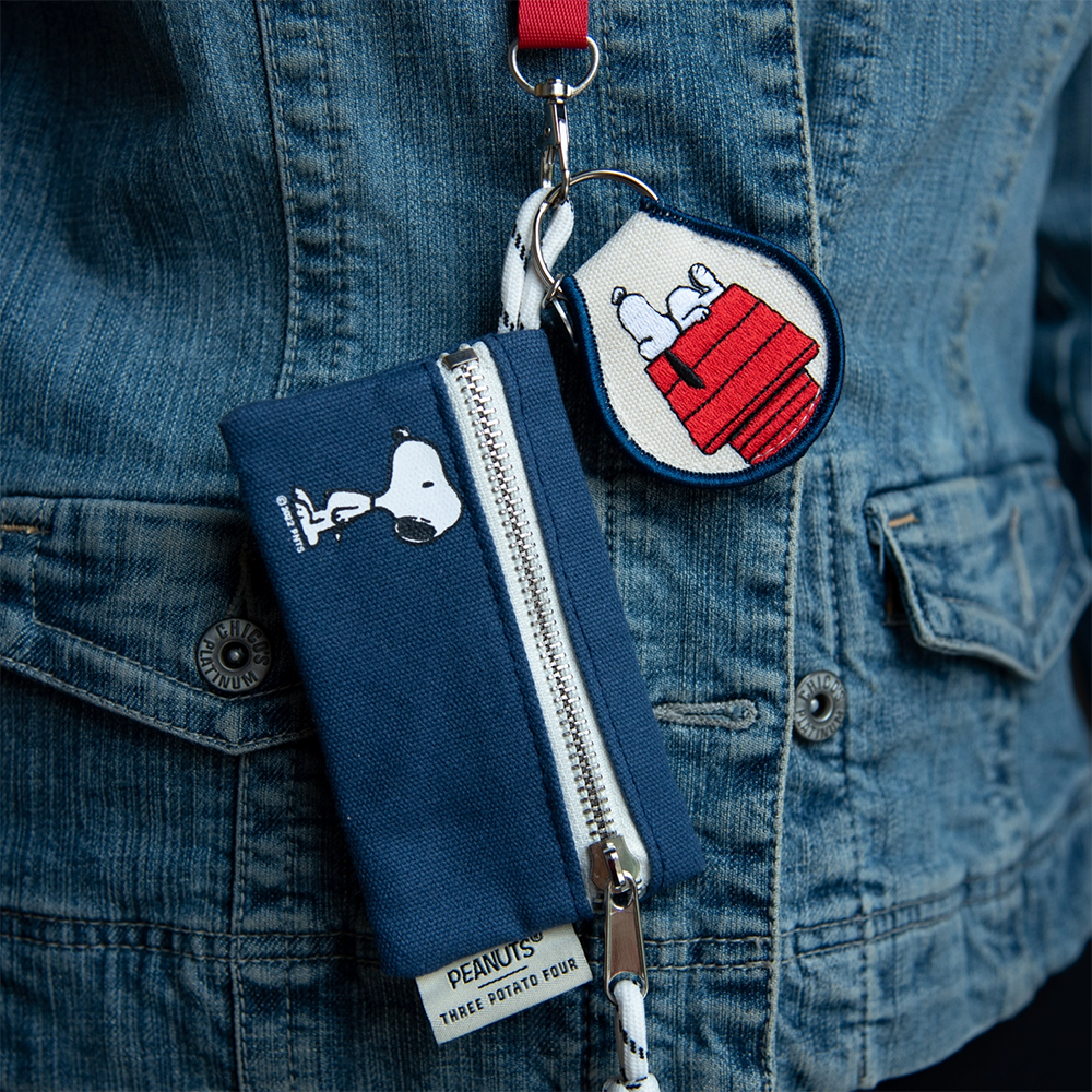 Three Potato Four Patch Keychain - Snoopy Doghouse