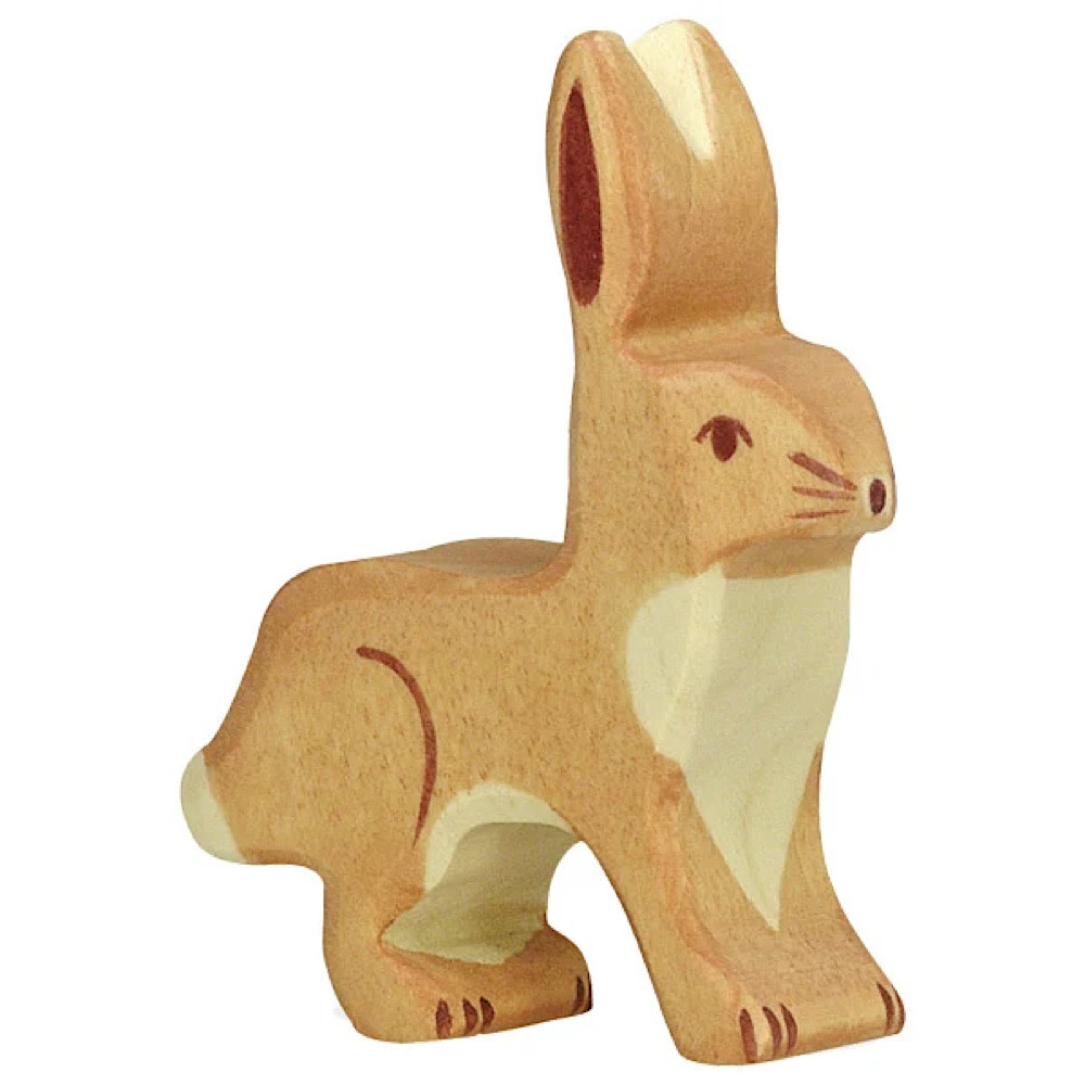 Holztiger - Wooden Rabbit Standing