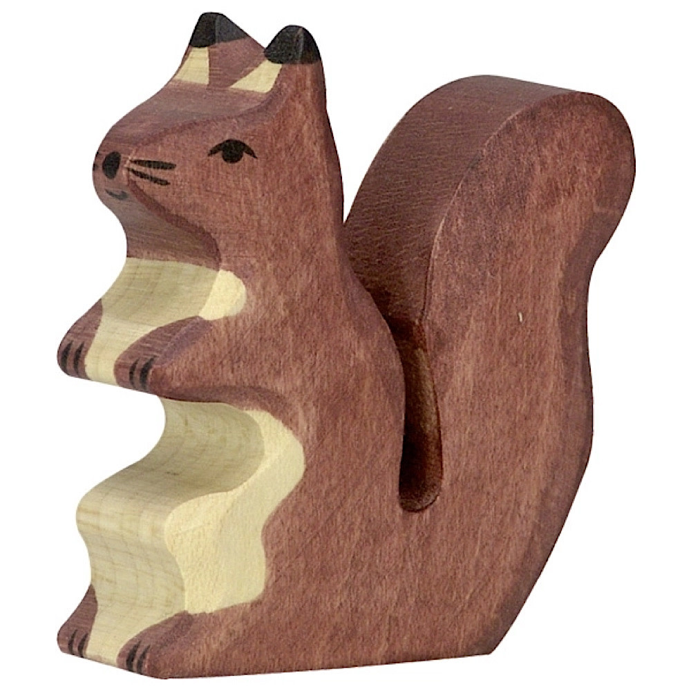 Holztiger Holztiger - Wooden Brown Squirrel Standing