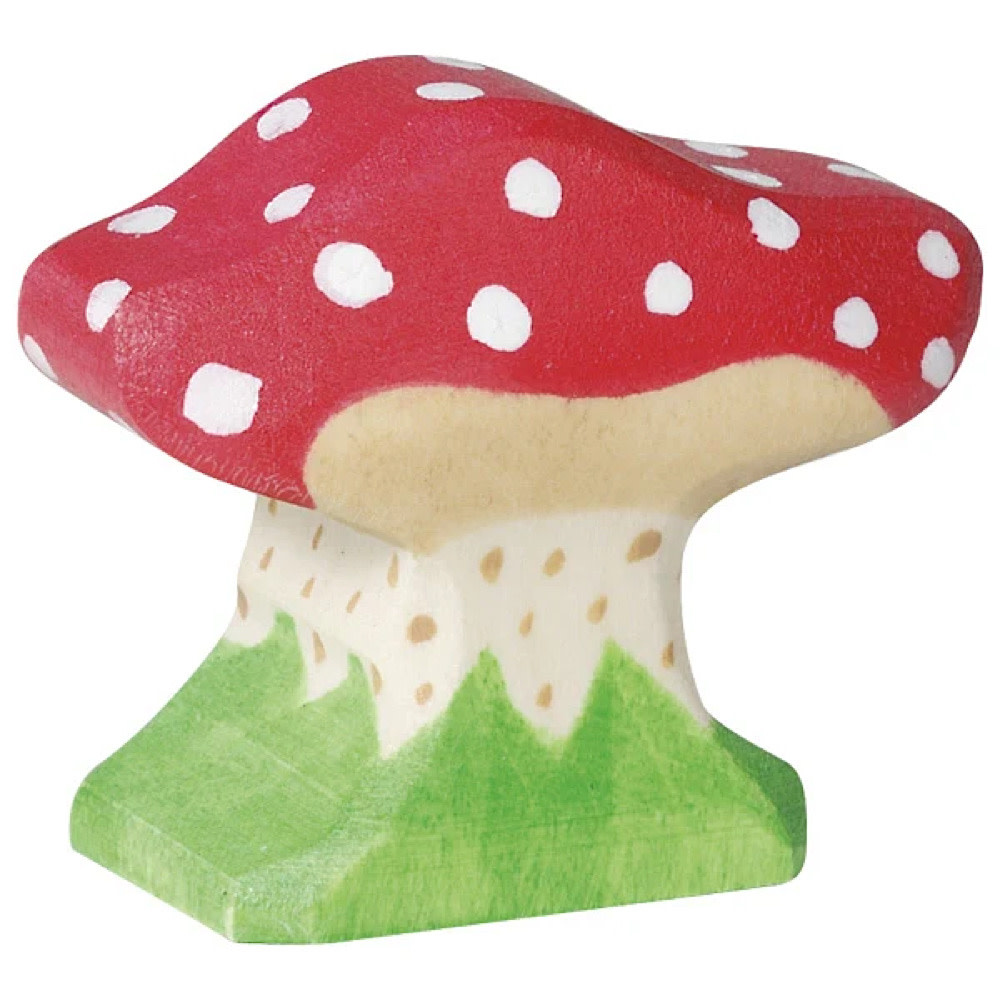 Holztiger - Wooden Toadstool Small