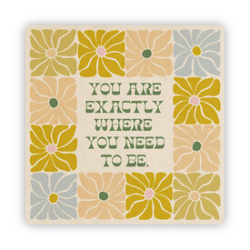 The SoulShine Co. The SoulShine Co. - You Are Exactly Where You Need To Be - Vinyl Sticker