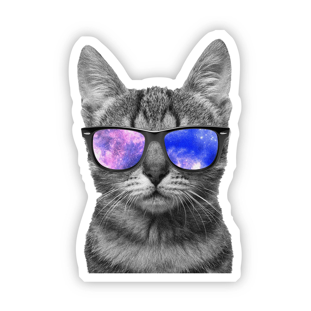 Big Moods Big Moods Sticker - Cat Sunglasses