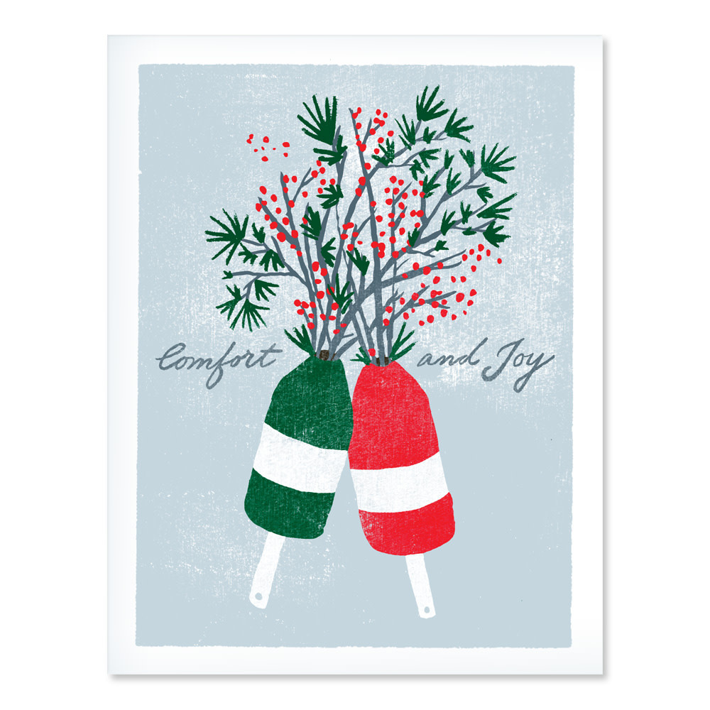 Daytrip Society - Comfort and Joy Buoys Holiday Card