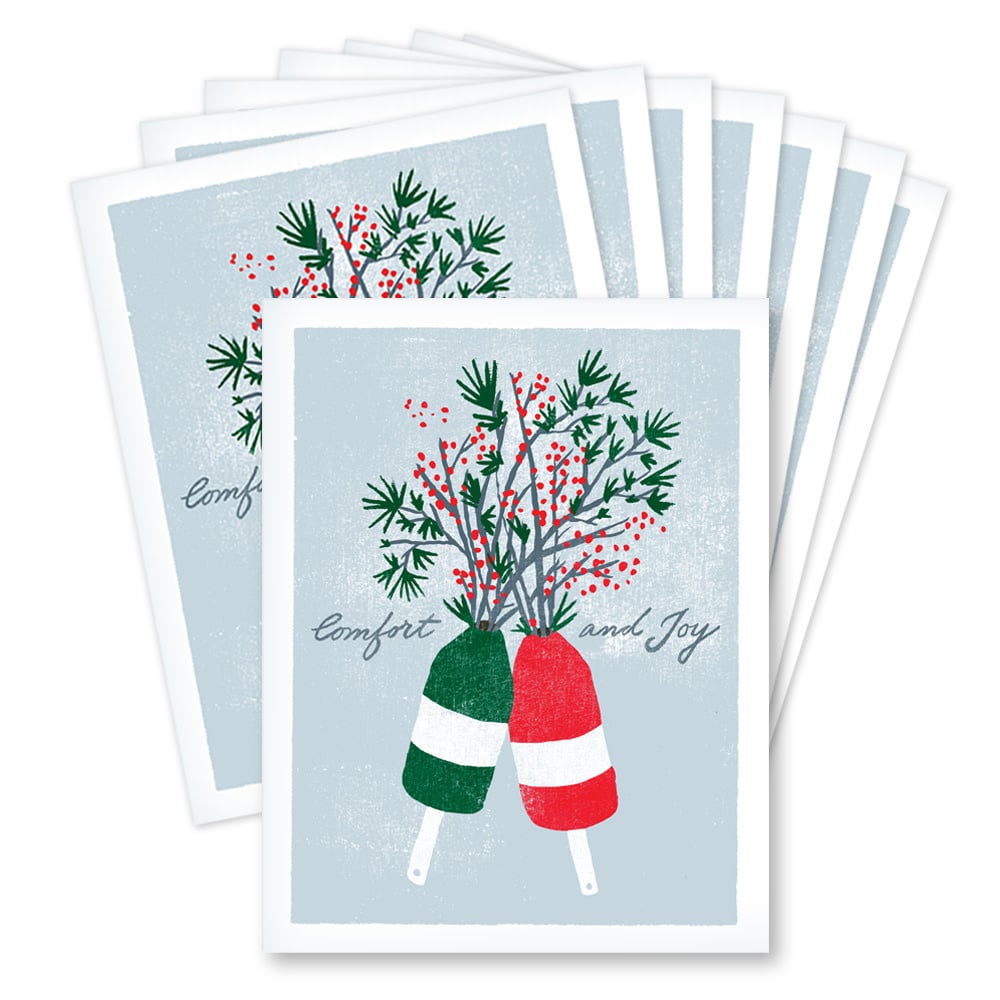 Daytrip Society - Comfort and Joy Buoys Card - Box Set of 8