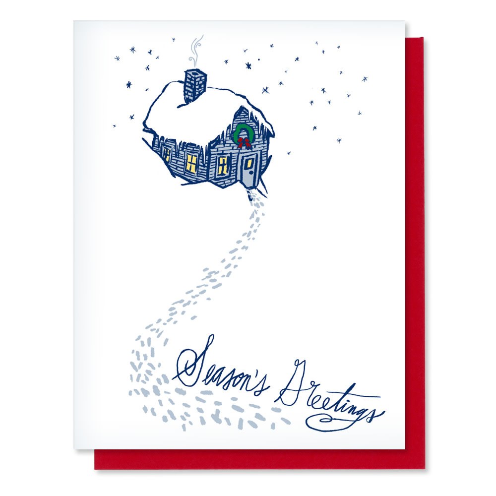 Daytrip Society - Season's Greetings Cabin Holiday Card