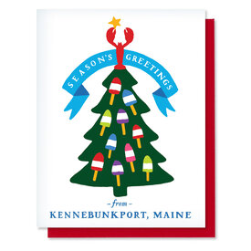 Daytrip Society Daytrip Society - Season's Greetings Kennebunkport Holiday Buoy Tree Card - Box Set of 8