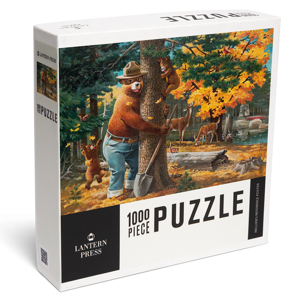 Lantern Press Lantern Press - 1000 Piece Puzzle - Smokey Bear Vintage Poster