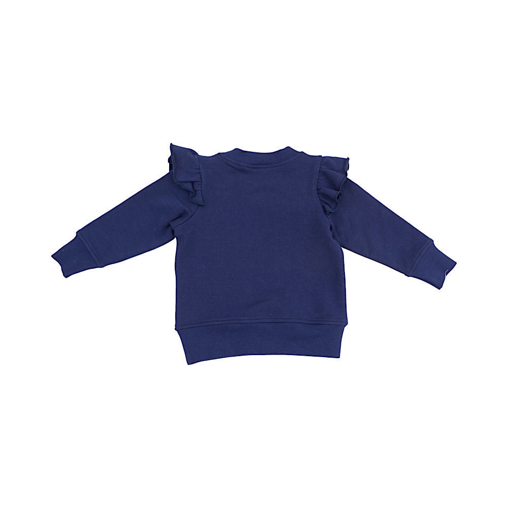 Angel Dear Ruffle French Terry Sweatshirt with Leggings - Lobster