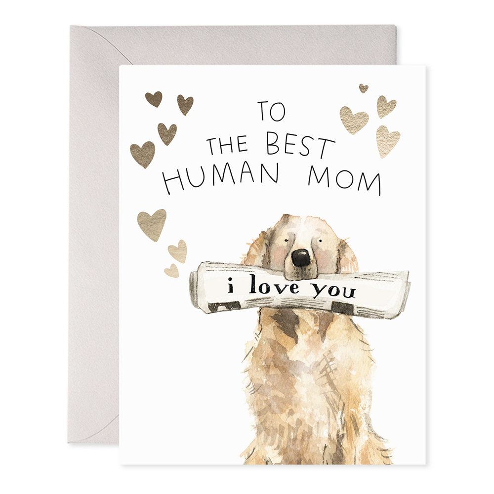 E Frances Paper E. Frances Card - Best Human Mom