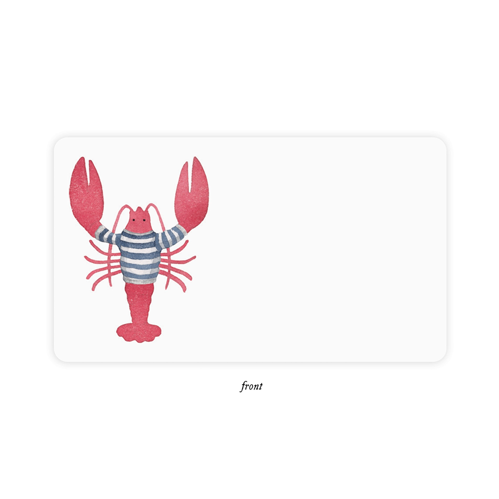 E. Frances Little Notes - Lobster