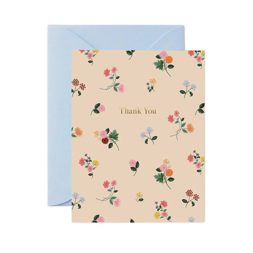 Rifle Paper Co. Rifle Paper Co. - Ditsy Dahlia Thank You Card