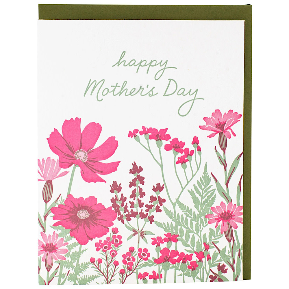 Smudge Ink Smudge Ink - Garden Flowers Mothers Day Card