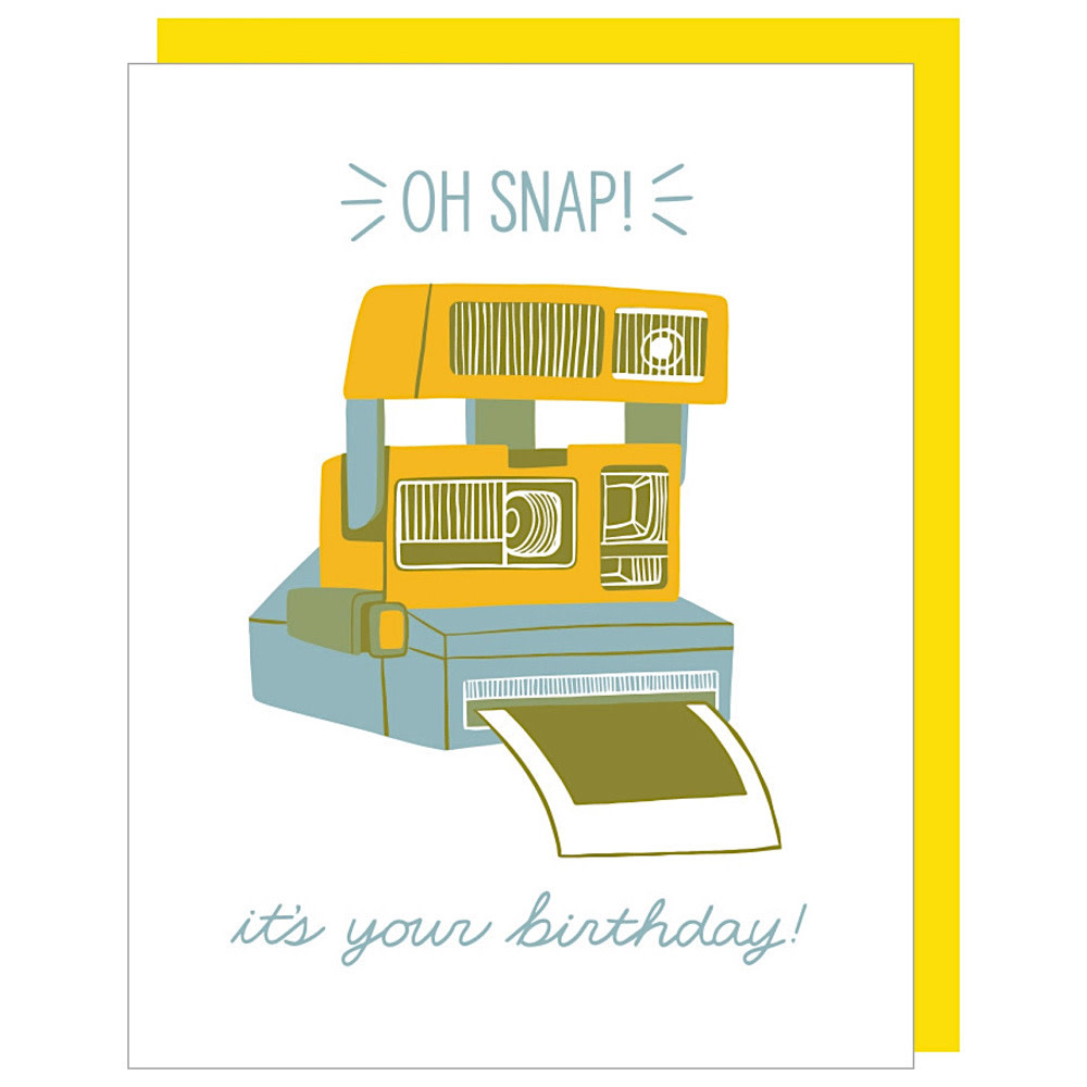 Smudge Ink Smudge Ink - Instant Camera Birthday Card