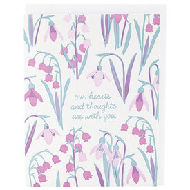 Smudge Ink Smudge Ink - Lily of the Valley Sympathy Card