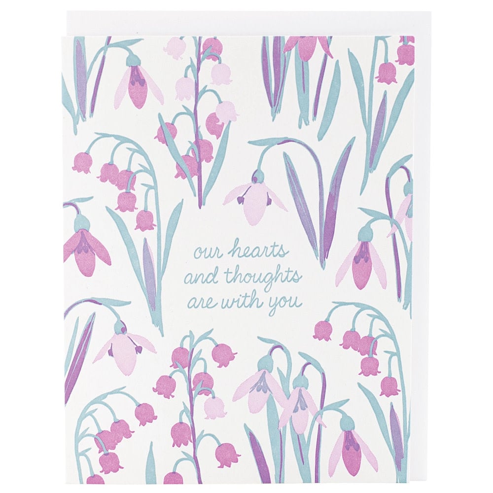 Smudge Ink Smudge Ink - Lily of the Valley Sympathy Card