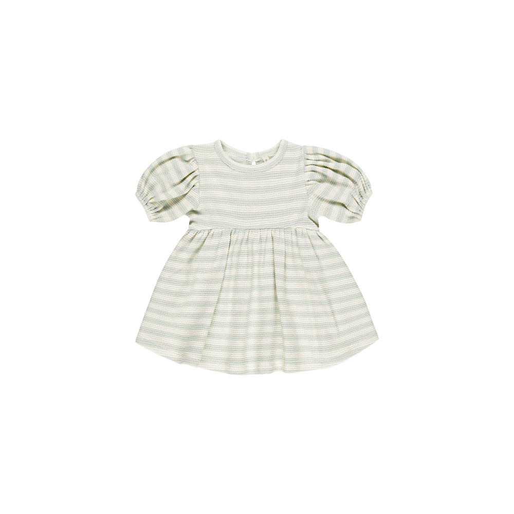 Quincy Mae Quincy Mae Darla Dress - Mint Stripe