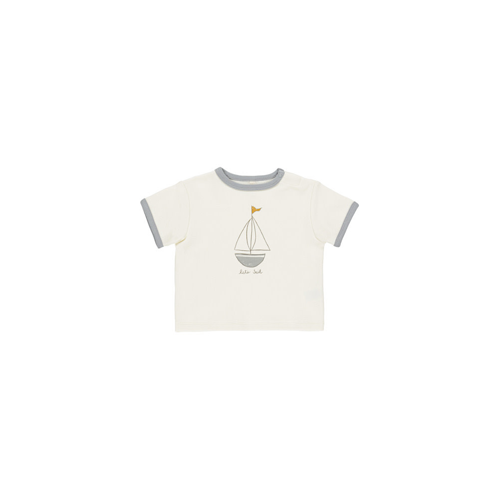 Quincy Mae Quincy Mae Ringer Tee - Boat
