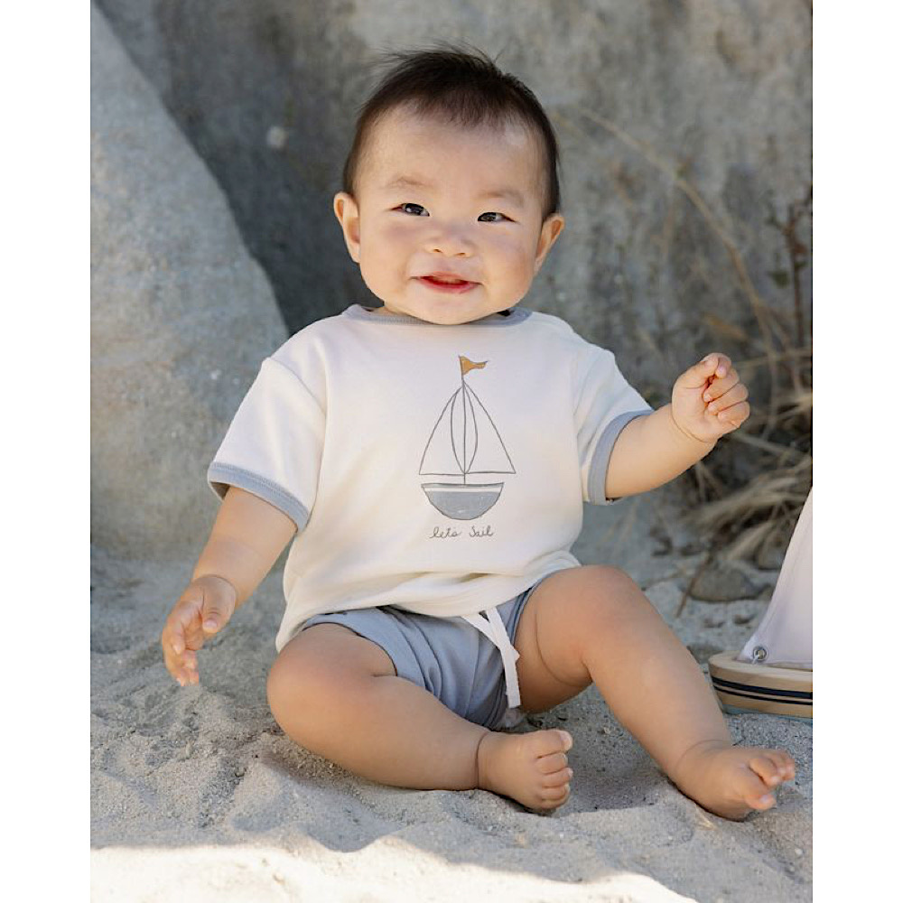 Quincy Mae Ringer Tee - Boat
