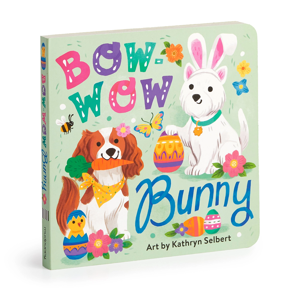 Mudpuppy Bow-Wow Bunny Board Book