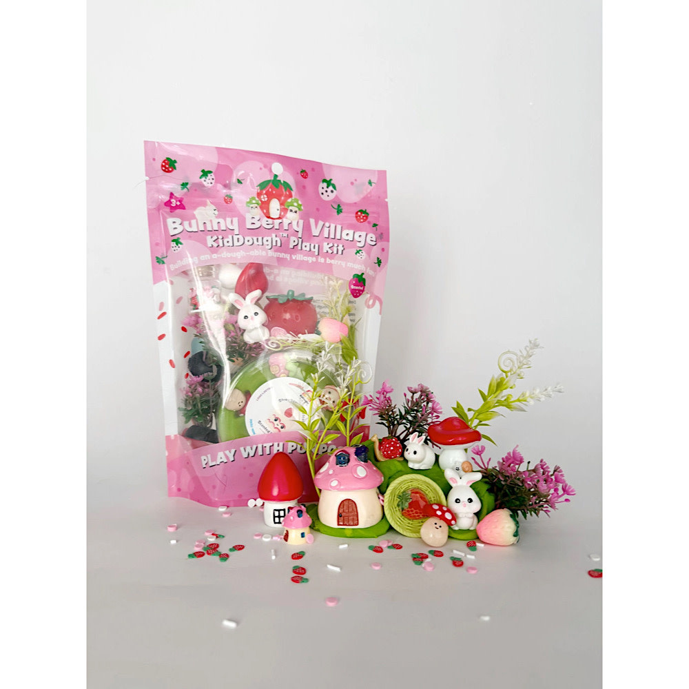 Earth Grown KidDoughs KidDough Play Kit - Bunny Berry Village
