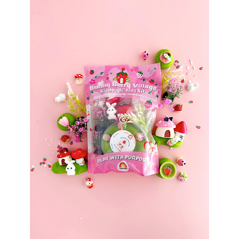 KidDough Play Kit - Bunny Berry Village