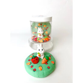 Earth Grown KidDoughs KidDough Mini Dough-to-Go - Bunny Patch
