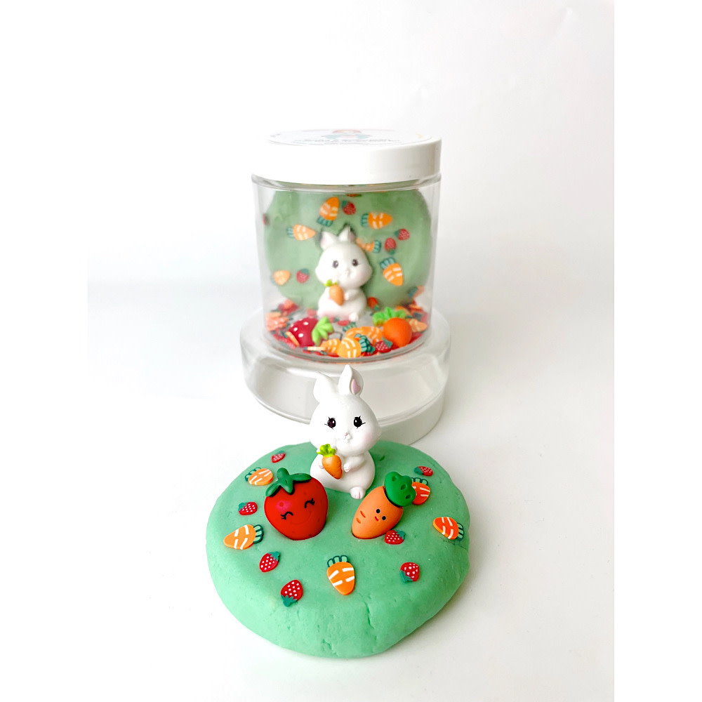 Earth Grown KidDoughs KidDough Mini Dough-to-Go - Bunny Patch