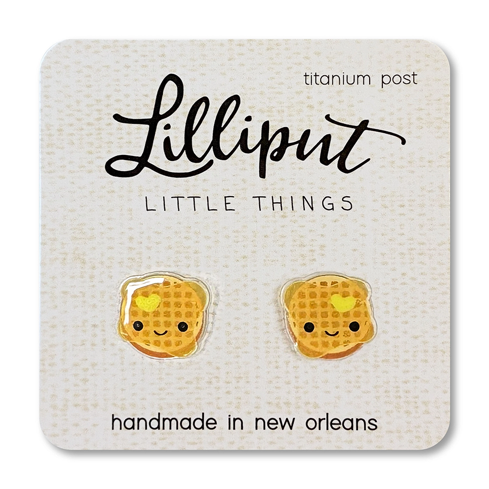Lilliput Little Things Lilliput Little Things Earrings - Kawaii Waffles